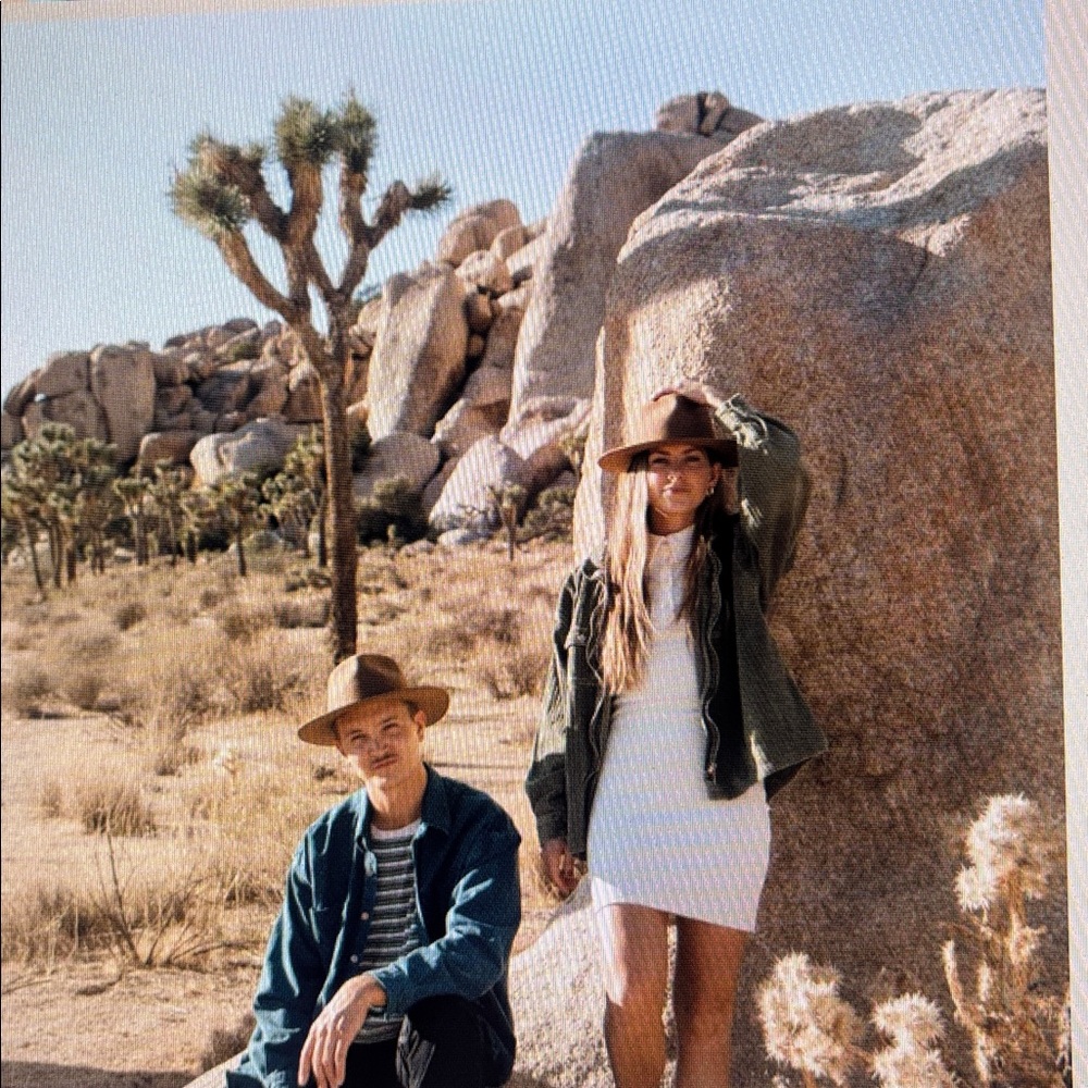 New Will+Bear Calloway Widebrum Fedora.   Medium.  Unisex